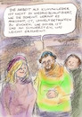 Cartoon: professionell (small) by Bernd Zeller tagged klimakleber