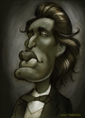 Cartoon: EMINESCU (small) by Nenad Vitas tagged romania