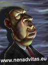 Cartoon: Hitchcock (small) by Nenad Vitas tagged horor psiho film