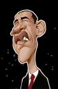 Cartoon: Obama Barack (small) by Nenad Vitas tagged politics,portrait