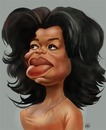 Cartoon: OPRAH (small) by Nenad Vitas tagged tv,oprah