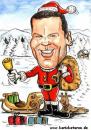 Cartoon: Weihnachten - Nikolaus - 1999 (small) by Portraits-Karikaturen tagged weihnachten,henry,maske,nikolaus,schnee,rentier
