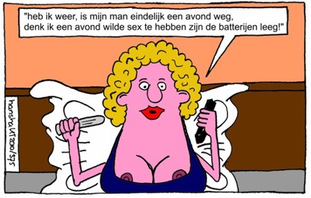 Cartoon: Ht dagelijkse leven Van Koos en (medium) by hansha tagged koo,thea,relatie,hansha