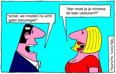 Cartoon: Koos en Thea (medium) by hansha tagged cartoon,comic,hansha,koos,thea,strip