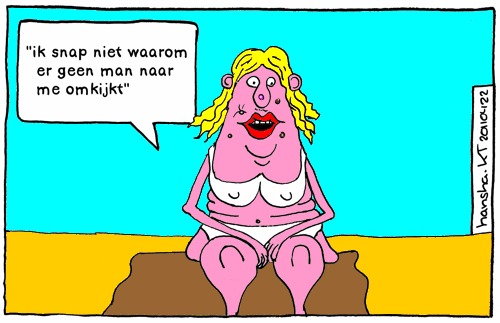 Cartoon: Koos en Thea (medium) by hansha tagged koos,thea,hansha,liefde,relatie,communicatie