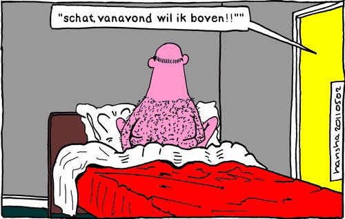 Cartoon: Koos en Thea (medium) by hansha tagged koos,thea,hansha,liefde,relatie,communicatie