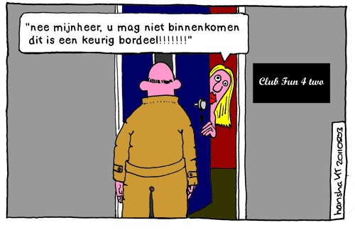 Cartoon: Koos en Thea (medium) by hansha tagged koos,thea,hansha,liefde,relatie,communicatie