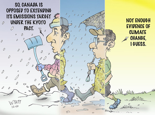 Cartoon: Blame Canada (medium) by wyattsworld tagged canada,climate,change