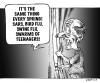 Cartoon: FLU PARANOIA (small) by wyattsworld tagged pandemic