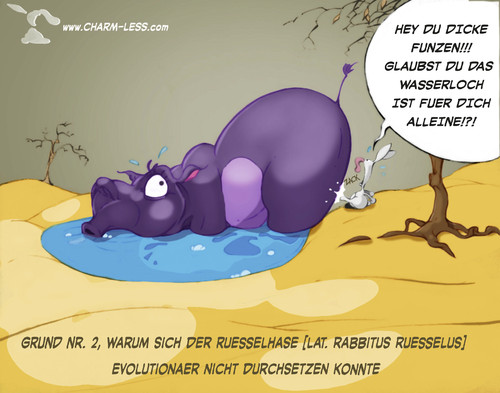 Cartoon: Rüsselhase 2 (medium) by Charmless tagged rüsselhase
