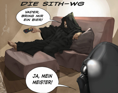 Cartoon: StarWars3 (medium) by Charmless tagged starwars,darth,vader,imperator