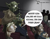 Cartoon: StarWars1 (small) by Charmless tagged starwars,yoda,luke,skywalker