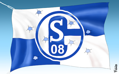 Schalke 08 By Fish | Sports Cartoon | TOONPOOL