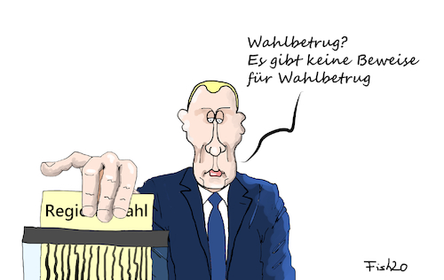 Cartoon: Wahlbetrug (medium) by Fish tagged russland,wahlen,regionalwahlen,putin,betrug,wahlbetrug,wählerbehinderung,wahlbbeaobachter,nawalny,kreml,partei,einige