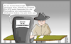 Cartoon: Auslandsspionage (small) by Fish tagged ausland,spione,spion,agent,arbeitslosigkeit,jobcenter,saskia,esken,gg,bverfg,verfassung,gericht,verfassungsgericht