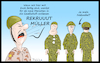 Cartoon: dumme Rekruten (small) by Fish tagged soldaten,dick,dumm,schwach,schwächer,dümmer,dicker,rekruten,bundeswehr,wehrbeauftragter,verteidigung,wehrauftrag,bartels,hans,peter