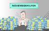 Cartoon: Novemberhilfen (small) by Fish tagged corona,hilfen,software,november,lockdown,light,verluste,ausgleichgeld,unterstützung,novemberhilfen,soloselbständige,firmen,insolvenz