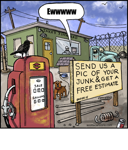 Cartoon: Junk (medium) by noodles tagged junk,junkyard,internet,pic,picture