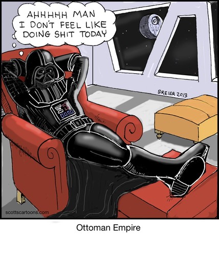 Cartoon: Ottoman Empire (medium) by noodles tagged star,wars,ottoman,empire,darth,vader,noodles