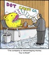 Cartoon: Pac-Man CEO (small) by noodles tagged pac,man,arcade,game,dot,candy,business,firing