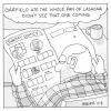 Cartoon: sunday comics blues (small) by noodles tagged garfield,paper,cartoon,comics