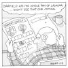 Cartoon: sunday comics blues (small) by noodles tagged garfield,paper,cartoon,comics