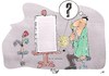 Cartoon: Warteschleife (small) by Pinella tagged warten