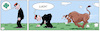 Cartoon: clover (small) by zule tagged luck,bull,clover