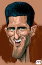 Cartoon: Djokovic (small) by zule tagged djokovic tennis