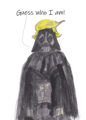 Cartoon: Dump Wader (medium) by Stefan von Emmerich tagged trump