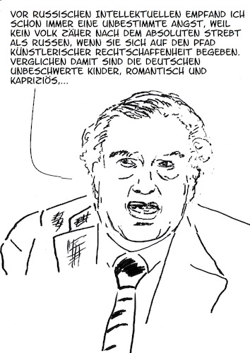 Cartoon: Zitat Ustinov (medium) by Stefan von Emmerich tagged russen