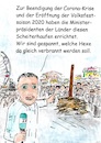 Cartoon: Beendigung der Korona Krise (small) by Stefan von Emmerich tagged corona,virus,crisis
