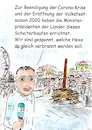 Cartoon: Beendigung der Korona Krise (small) by Stefan von Emmerich tagged corona,virus,crisis