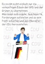 Cartoon: Kram Kackerlakak spricht (small) by Stefan von Emmerich tagged kramp,karrenbauer,cdu,parteitag,ansprache