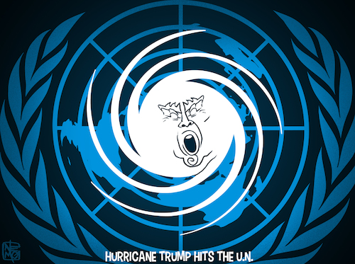 Hurricane Trump Hits The UN