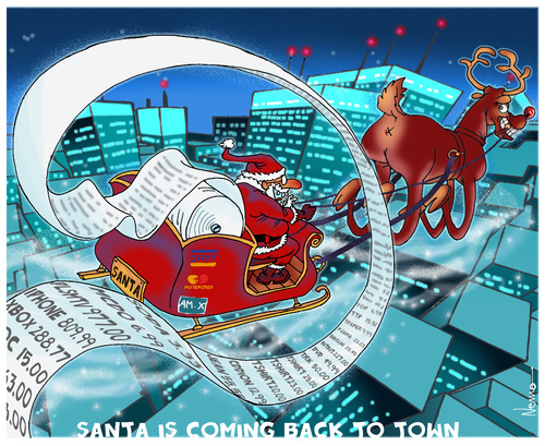 SANTA is Back to Town SANTA is Back to Town