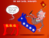 Cartoon: Bernie Is Too Right Wing (small) by NEM0 tagged bernie,sanders,bern,democrats,dems,dnc,social,socialist,socialism,commie,communist,communism,donkey,radical,far,left,leftist,leftists,libtards,flag,star,trotsky,trotskist,lenine,leninist,mao,maoist,nem0,nemo