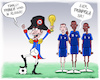 Cartoon: Franfrica Wins in Russia (small) by NEM0 tagged fifa,world,cup,football,futbol,mundial,mondial,soccer,croatia,macron,napoleon,win,russia,fff,federation,francaise,de,footbal,griezmann,pogba,mbappe,france,africa,franfrica,nem0,nemo