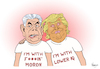 Cartoon: Fuckin Moron (small) by NEM0 tagged rex,tillerson,donald,trump,fuckin,moron,lower,iq,secretary,of,state,dept,nemo,nem0,petty,things,dirt,talk,washington,dc,swamp