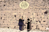 Cartoon: Trump Visits the Western Wall (small) by NEM0 tagged donald,trump,jerusalem,western,wall,visit,israel,mexico,mexican,border
