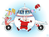 Cartoon: Xmas Air Traffic (small) by NEM0 tagged christmas,santa,clauss,xmas,consumption,sled,rudolf,rudolph,deer,plane,fedex,air,traffic,airplane,gift,gifts,delvery,ecommerce,nemo,nem0,parcels