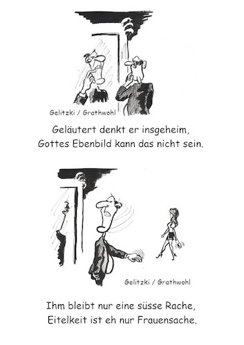 Cartoon: Altar der Eitelkeit (medium) by elmario55 tagged gesellschaft,politik,allgemeines