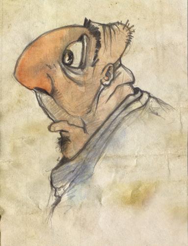 Cartoon: character (medium) by handelizm tagged portrait