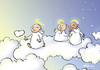 Cartoon: Consumerism (small) by elihu tagged consumerism,heaven