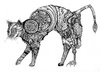 Cartoon: cat (small) by Battlestar tagged cat tiere animals illustration katze mechaniccs mechanik natur nature technik