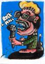 Cartoon: Tralalala! (small) by Battlestar tagged rock,gaudi,singen,singstar,typ