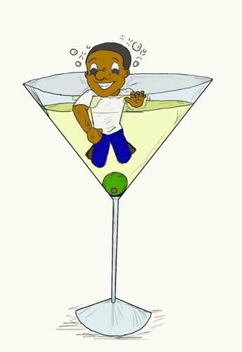 Cartoon: Happy Hour (medium) by Shantrey17 tagged martini