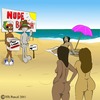 Cartoon: Footlongs (small) by Shantrey17 tagged dynomite,johnson,good,advice,shane,nude,beach,footlongs