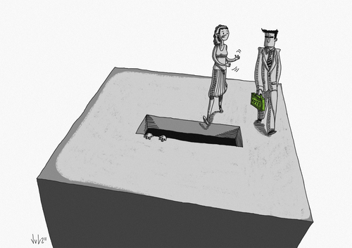 Cartoon: Democracy (medium) by julianloa tagged politicians,voting,lies,demogagy,democracy