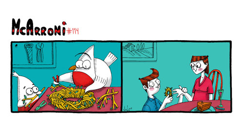 Cartoon: McArroni Nr. 114 (medium) by julianloa tagged mcarroni,amadeo